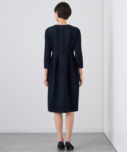 ANAYI（アナイ） ワンピース ツイードジャージーコクーン ワンピース