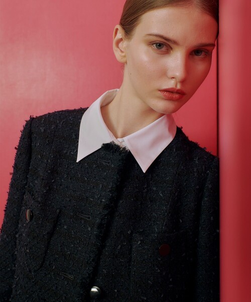 LOULOU WILLOUGHBY（ルルウィルビー） ジャケット ノーカラー