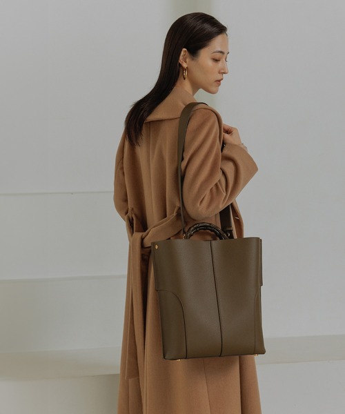 E'POR（エポール） トートバッグ 「E'POR」BAMBOO BAG Large「通勤