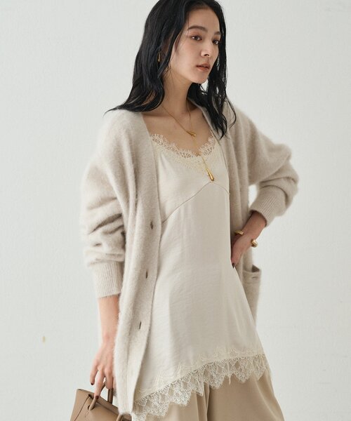 Loungedress（ラウンジドレス） キャミソール レースキャミ : ZOZOTOWN