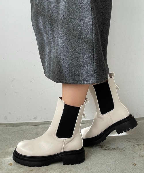 210nouve（トゥージュヌーヴ） ブーツ サイドゴアチェルシーブーツ