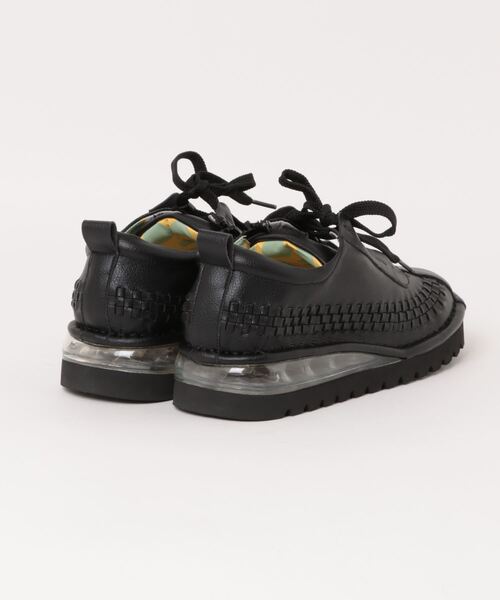 ミライアルキ」 ローカットスニーカー 23.5cm ブラック レディース