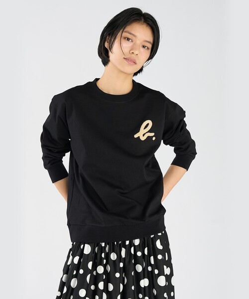agnes b.（アニエスベー） トレーナー スウェット ”b.”ロゴ コットン