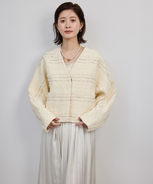 ROPE'（ロペ） ジャケット ノーカラージャケット MALHIA-KENT(マリア