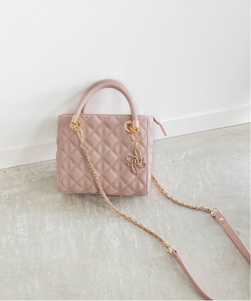 RANDA（ランダ） ハンドバッグ 2WAYキルティングバッグ : ZOZOTOWN