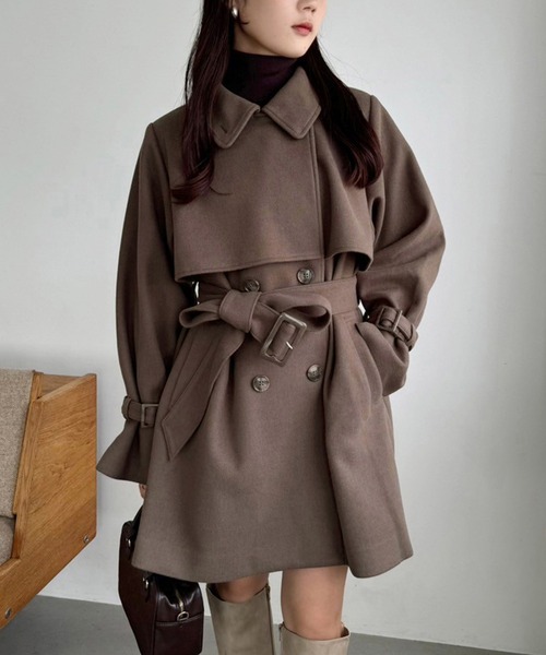 one after another NICE CLAUP コート チェスターコート 2way/スタンド