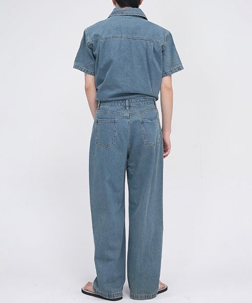WESTBOY（ウエストボーイ） オールインワン ウォッシュドデニム