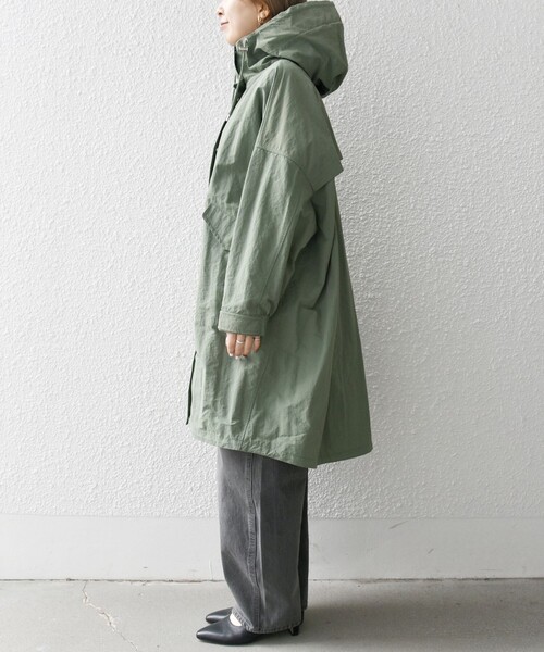 SHIPS any ブルゾン アウター any:「洗濯機可能」オーバー フーディ