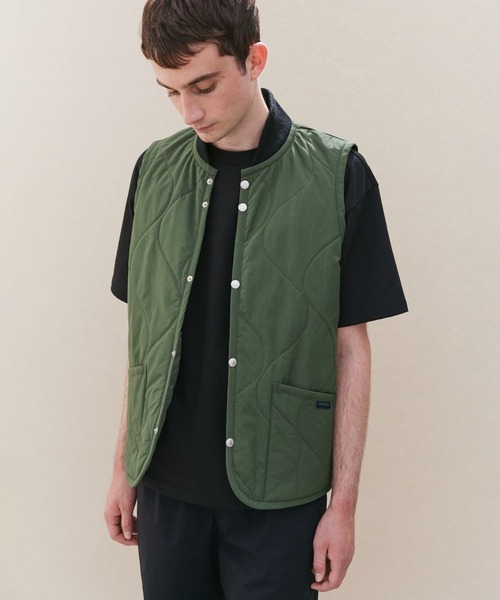 LAVENHAM（ラベンハム） ベスト ジレ Stud Front Bomber Gilet Mens