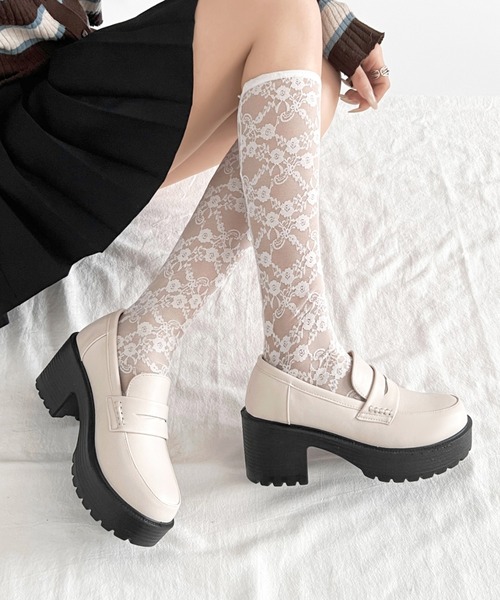 Shoes in Closet（シュークロ） ローファー 軽量厚底 タンクソール