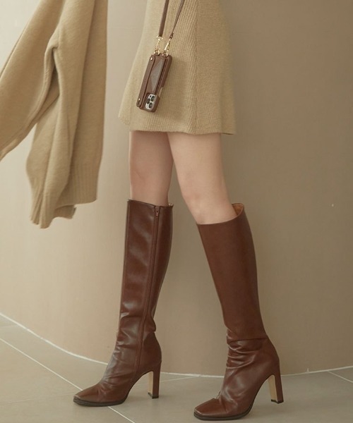 ACYM（アシーム） ブーツ Betty skinny long ブーツ レディース