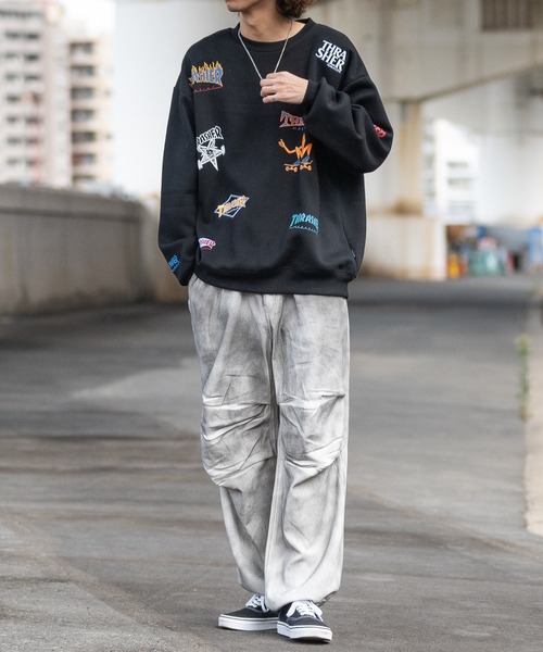 THRASHER（スラッシャー） トレーナー スウェット 「at」「THRASHER
