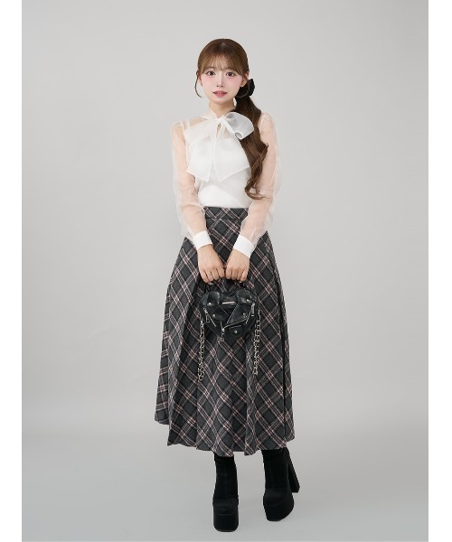 Darich（ダーリッチ） ブラウス シャツ シアーパフショルブラウス