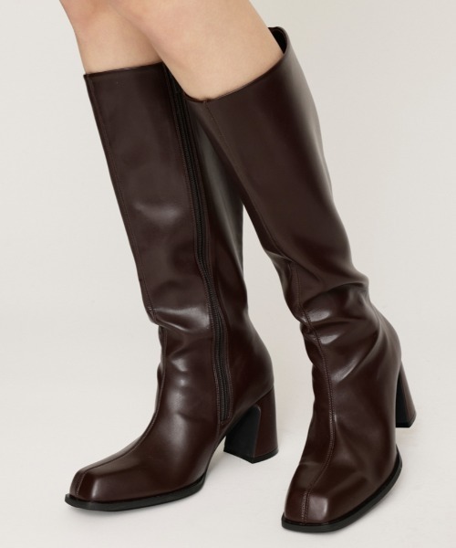 SLY（スライ） ブーツ MINIMAL KNEE BOOTS ミニマル ニーブーツ 秋服