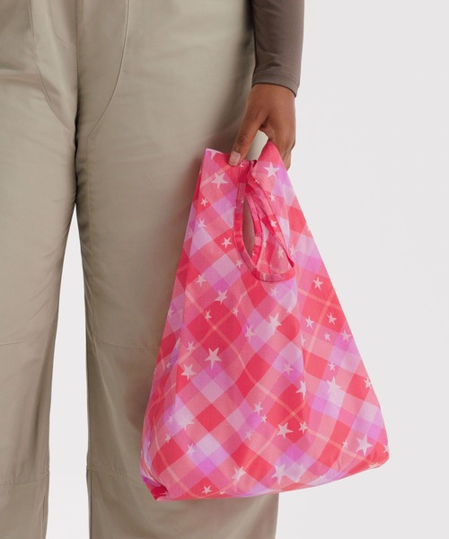 BAGGU（バグゥ） エコバッグ BABY BAGGU 606.ピンクスターチェック