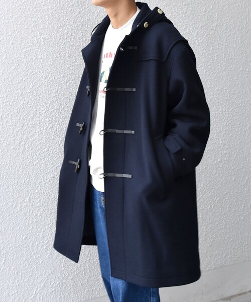 SHIPS any ダッフルコート コート any: PURE WOOL MELTON ダッフル