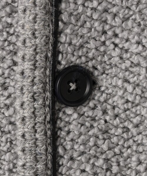 MACPHEE（マカフィー） カーディガン パイピング クルーネック