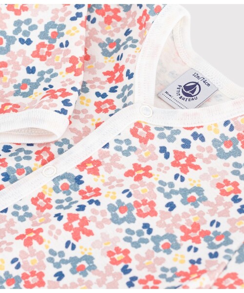 PETIT BATEAU（プチバトー） ベビー服 ロンパース 足なしロンパース