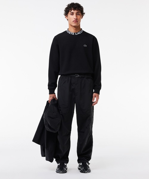 LACOSTE（ラコステ） トレーナー スウェット ネームジャカードモック