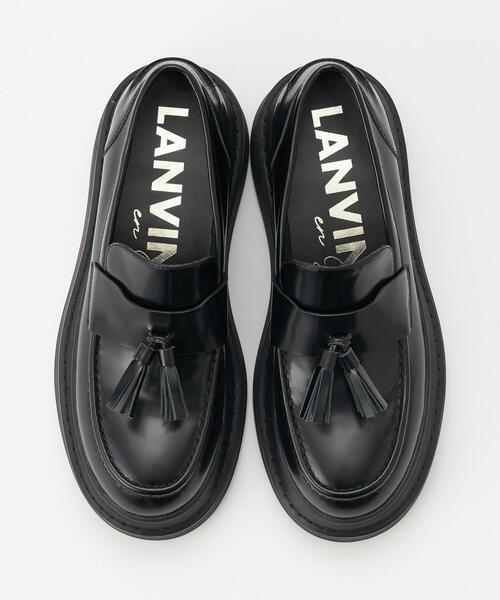 LANVIN en Bleu ローファー タッセルローファー レディース : ZOZOTOWN
