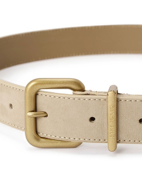 ETRE TOKYO（エトレトウキョウ） ベルト ヌバックレザースクエア