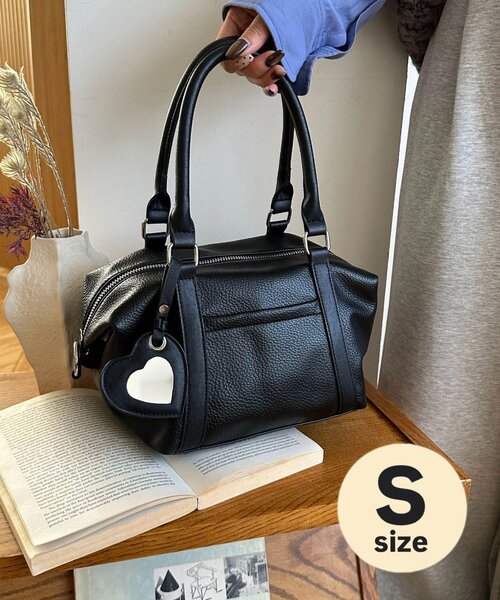 Discoat（ディスコート） ボストンバッグ ミラーチャーム付ソフトミニ