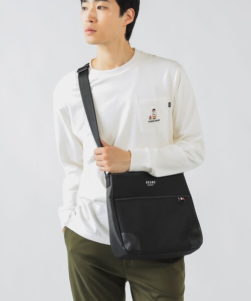 BEAMS HEART（ビームス ハート） ショルダーバッグ シャンブレー 杢