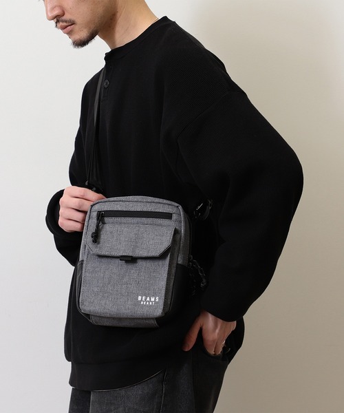 BEAMS HEART（ビームス ハート） ショルダーバッグ シャンブレー 杢