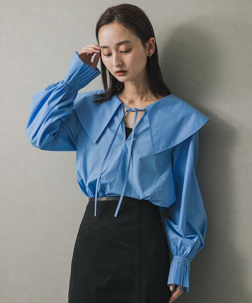 SENSE OF PLACE by URBAN RESEARCH ブラウス シャツ ビッグカラー