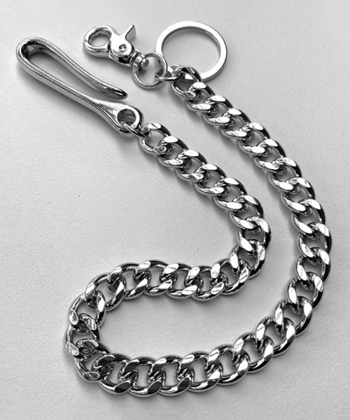 NOWLE（ノウル） ウォレットチェーン 「NOWLE」キーホルダーリング付き