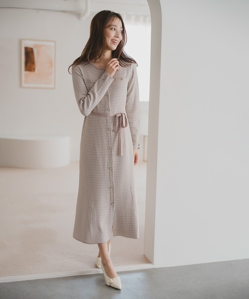 MISCH MASCH（ミッシュマッシュ） ワンピース 2025秋冬新作 ツイード