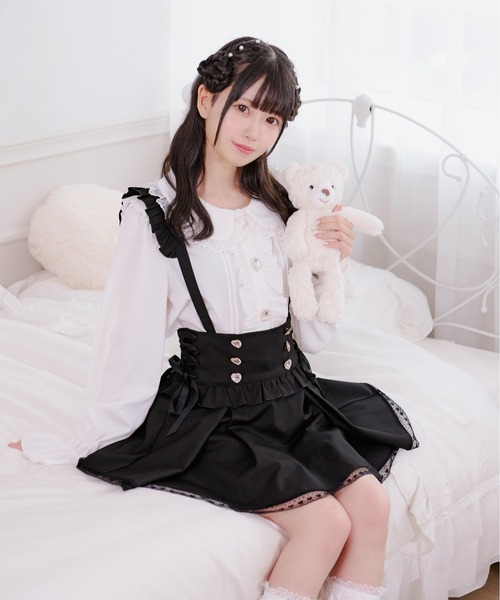 Pal elfy パルエルフィー 裾ティアードキャミワンピース ブラック 裾