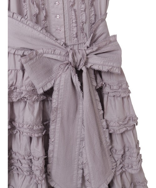 PINK HOUSE（ピンクハウス） ワンピース サッシュベルト付きローン