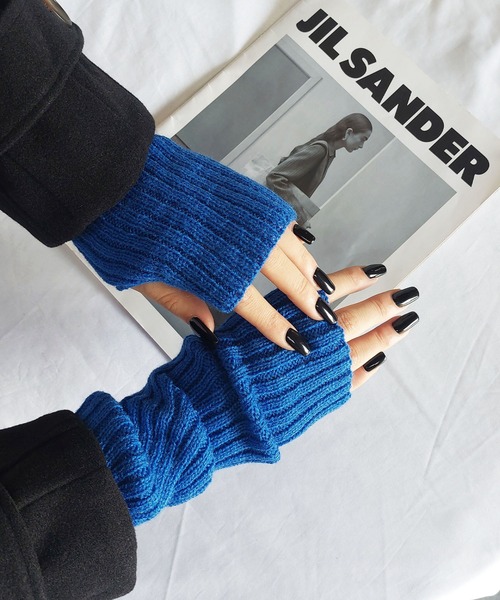 me+em select（ミームセレクト） アームカバー 「 13COLOR 」リブ