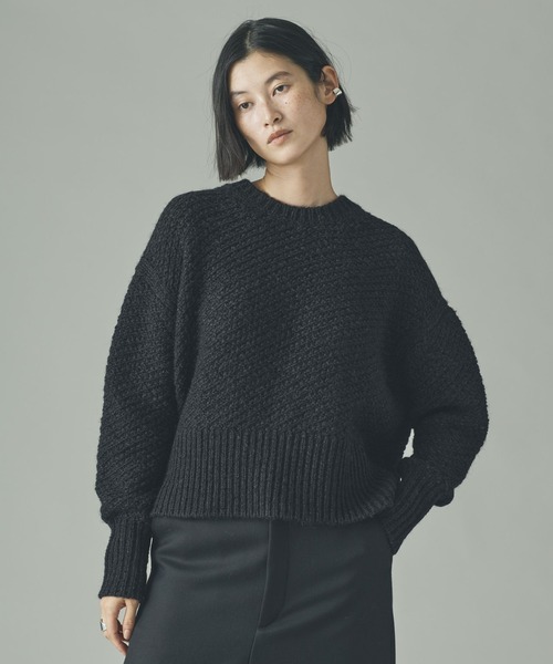 Curensology（カレンソロジー） ニット セーター /カノコアミMIXニット