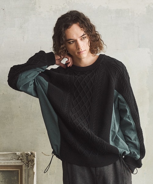 Casper John（キャスパージョン） セーター ニット Docking fisherman