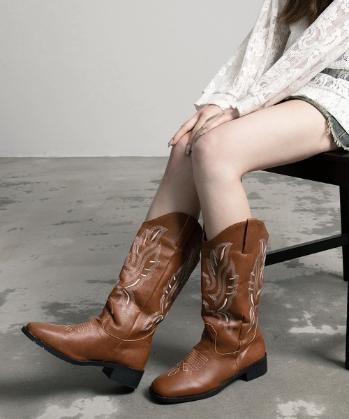 KOM（ドットコム） ブーツ 「.KOM/ドットケーオーエム」ウエスタン