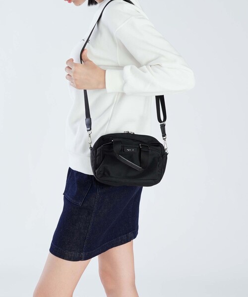agnes b.（アニエスベー） ショルダーバッグ バッグ ナイロン 2way