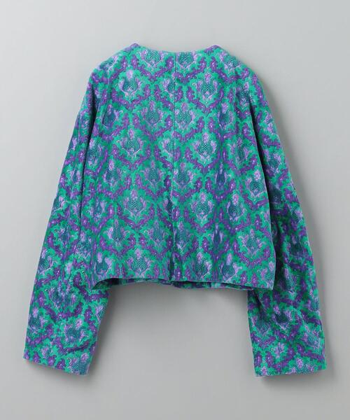 6 ジャケット ノーカラージャケット 「6(ROKU)」カットパイル ジャ