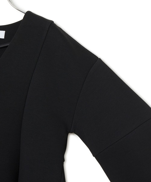 ADAM ET ROPE'（アダムエロペ） カーディガン ミックスボタンペプラム