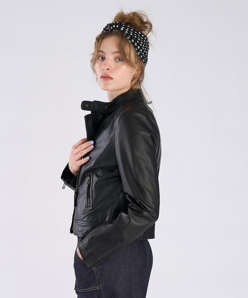 To b. by agnes レザージャケット ライダース レザー ライダース
