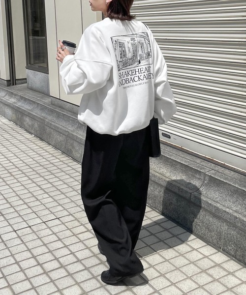 トレーナー スウェット アソートバックプリントスウェット レディース