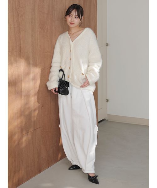 SNIDEL（スナイデル） ジャケット ノーカラージャケット ファーライク