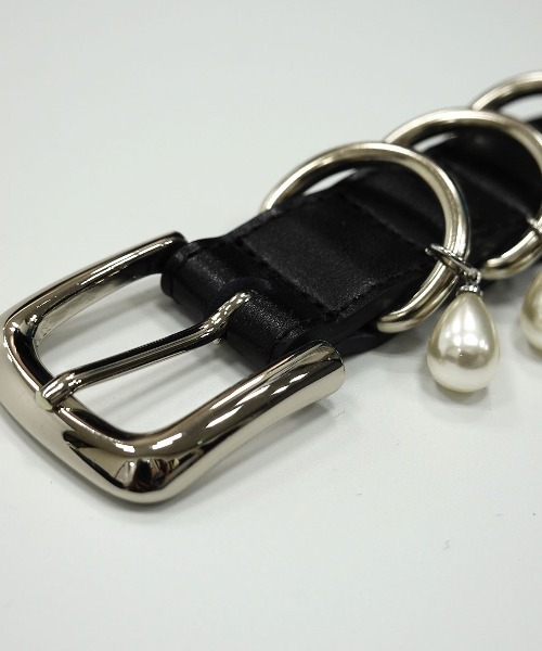 JOSE MOON（ジョゼムーン） ベルト D BELT with PEARL/ディーベルト