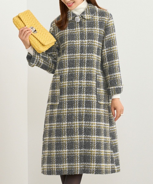 Prima Scherrer（プリマシェレル） コート アウター カラーチェック