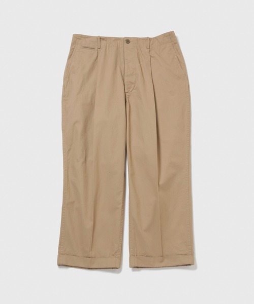 ADAM ET ROPE'（アダムエロペ） チノパン 「撥水」ワンプリーツ