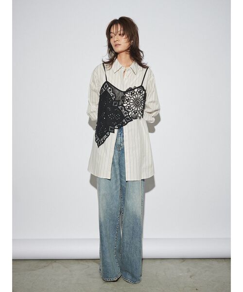 Htage（テージ） キャミソール 「Htage」パッチワークレース