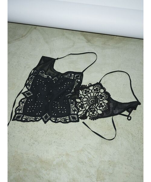 Htage（テージ） キャミソール 「Htage」パッチワークレース