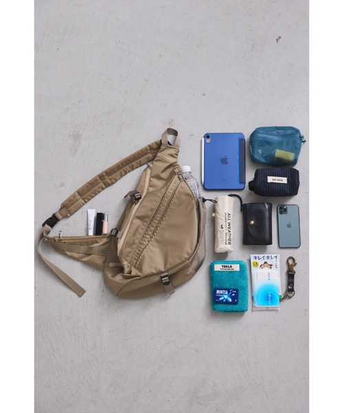un/neu ウエストポーチ ウエストバッグ 撥水マルチアウトポケット
