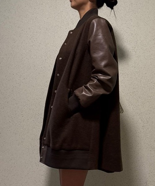 KONVINI（コンビニ） スタジャン 「Chillity」スタジャンロングコート